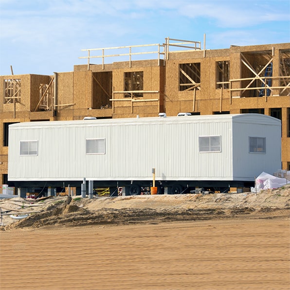 we can modify our construction trailers to fit specific purposes such as mobile labs or break rooms